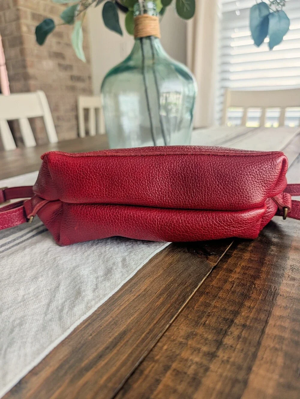 BNNU - Chili Red Tote Backpack - Portland Leather Goods